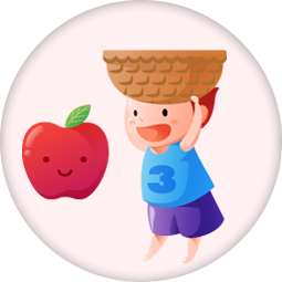 天上水果掉下來插圖